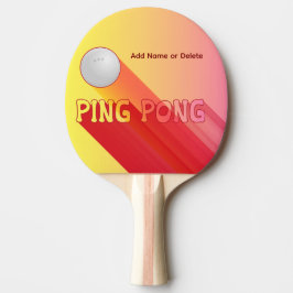 Pala De Ping Pong Colores de gradiente de personalización de sombra 