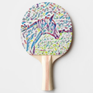 Pala De Ping Pong Colores De Vida De Caballos, Ping Pong Paddle