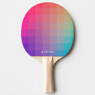 Pala De Ping Pong Colores del arcoiris coloridos Mesa de ping pong m