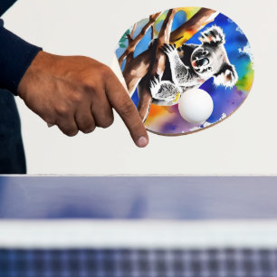 Pala De Ping Pong Colorida Esplash acuático del oso de Koala,