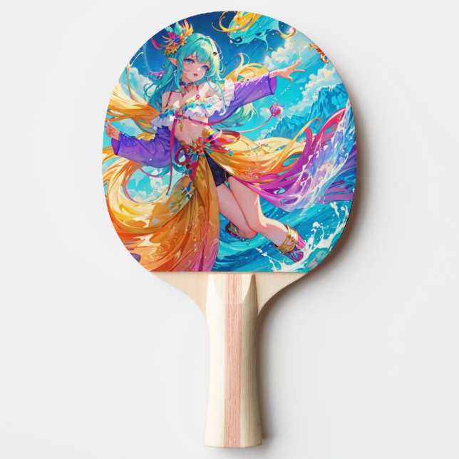 Pala De Ping Pong Colorido/anime/personalizado (Anverso)