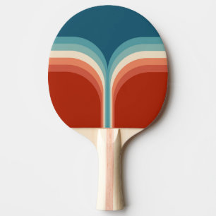Pala De Ping Pong Colorido estilo retro decoración de doble arco