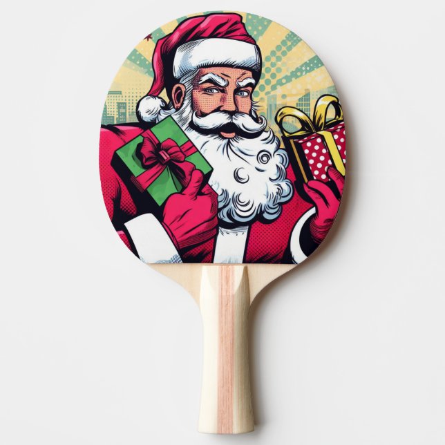 Pala De Ping Pong Comic book Santa/Navidades (Anverso)