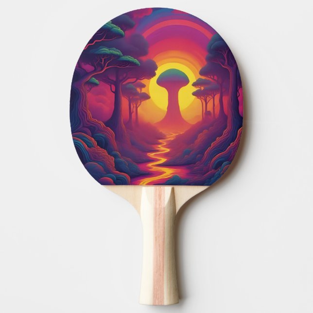 Pala De Ping Pong Comienzo del arte de la caída (Anverso)