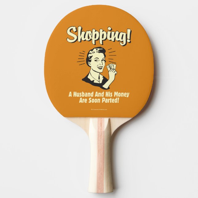 Pala De Ping Pong Compras: Esposo y su dinero (Anverso)