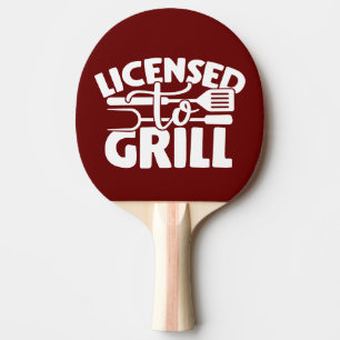 Pala De Ping Pong Con Licencia Para Grill