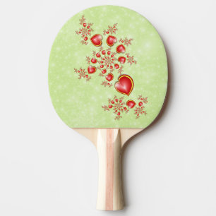 Pala De Ping Pong Con mucho amor Rojo Amarillo Moderno Patrón de Cor