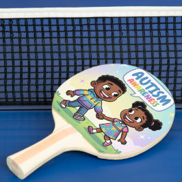 Pala De Ping Pong Conciencia sobre el Autismo #2