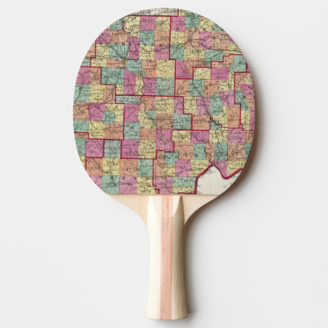 Pala De Ping Pong Condados de Ohio (Anverso)