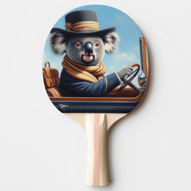 Pala De Ping Pong Conducción de Koala (Anverso)