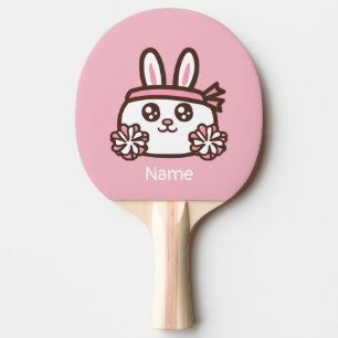 Pala De Ping Pong Conejo lindo de dibujos animados