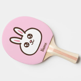 Pala De Ping Pong Conejo lindo de dibujos animados