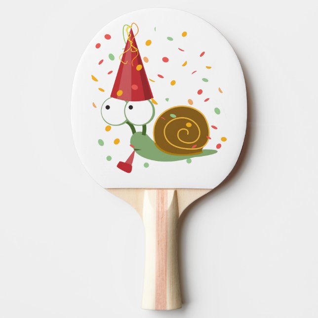 Pala De Ping Pong Confetti Fiesta Snail (Anverso)