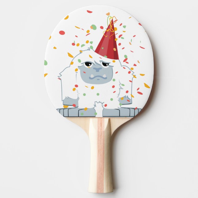 Pala De Ping Pong Confetti Fiesta Yeti (Anverso)