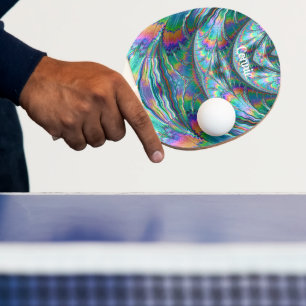 Pala De Ping Pong CONNIE ~ PASTELS ~ Original Fractal ~ Ping Pong ~