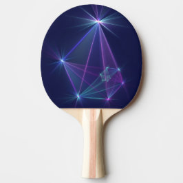 Pala De Ping Pong Constelación, abstracta fantasía de arte fractal