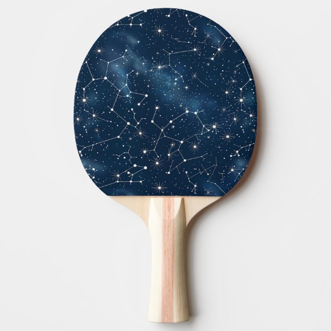 Pala De Ping Pong Constelación celeste - Noche estrellada (4) (Anverso)