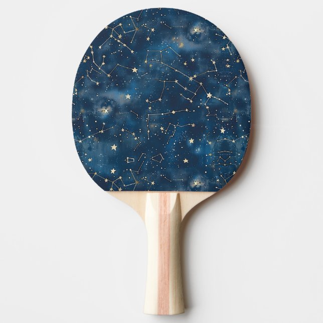 Pala De Ping Pong Constelación celeste - Noche estrellada (6) (Anverso)