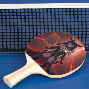 Pala De Ping Pong Contacto de Súcubo en Crossroads: Anime Lilin Demo