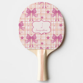 Pala De Ping Pong Coquette Femenina Rosa