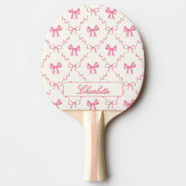 Pala De Ping Pong Coquette Pink Bow