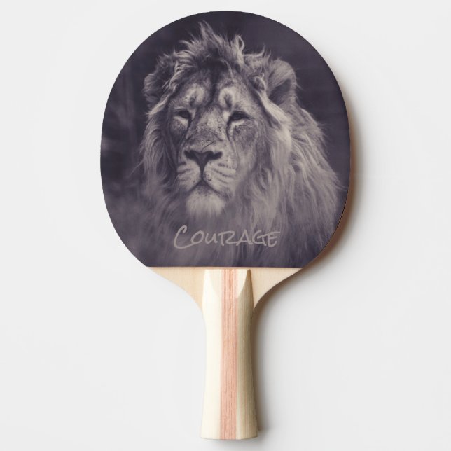 Pala De Ping Pong Coraje de León Rey de la Selva (Anverso)