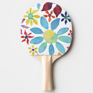 Pala De Ping Pong Corazón de flores