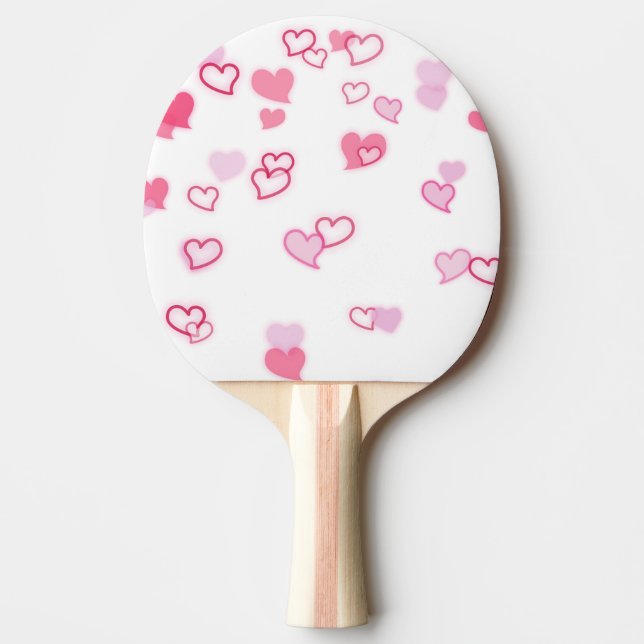 Pala De Ping Pong Corazones (Anverso)