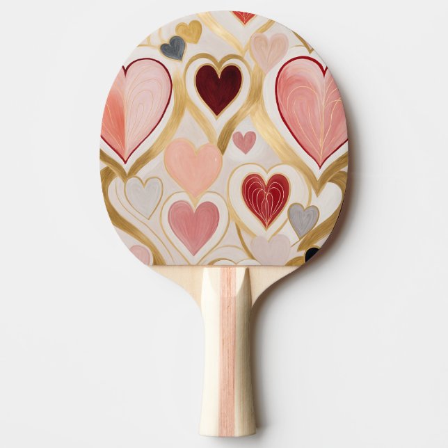 Pala De Ping Pong Corazones de amor