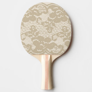 Pala De Ping Pong Cordón beige