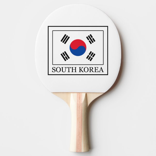 Pala De Ping Pong Corea del Sur (Anverso)