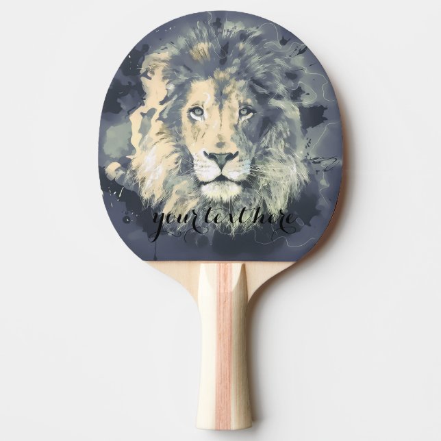 Pala De Ping Pong COSMIC LION KING | Personalizado Ping Pong Paddle (Anverso)