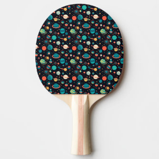 Pala De Ping Pong Cosmic Pattern Planets and Stars