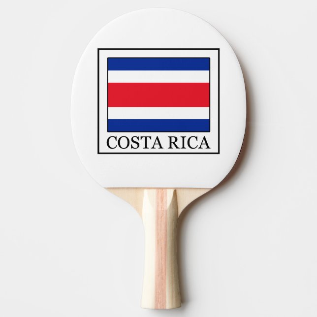 Pala De Ping Pong Costa Rica (Anverso)