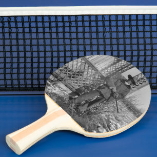 Pala De Ping Pong Cowboy Rancher o canadiense fuera del viejo oeste
