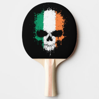 Pala De Ping Pong Cráneo de la salpicadura del goteo de Irlanda