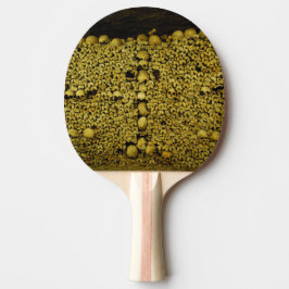 Pala De Ping Pong Cráneos y huesos de las catacumbas de París