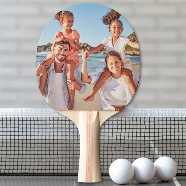 Pala De Ping Pong Crea tu Propia Foto (Create your Own Photo Ping Pong Paddle)