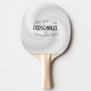 Pala De Ping Pong Crea tu propio diseño personalizado
