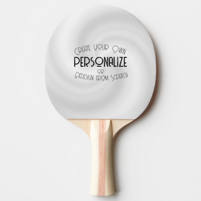 Pala De Ping Pong Crea tu propio diseño personalizado (Anverso)