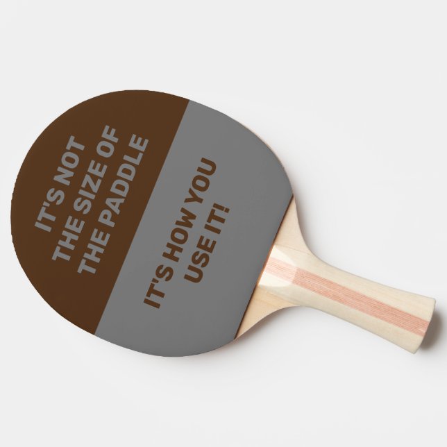 Pala De Ping Pong Crea tu Propio Diseño Personalizado Simple (Reverso)