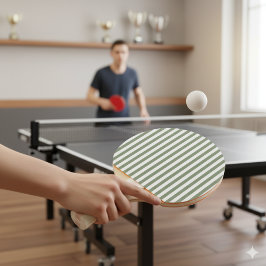 Pala De Ping Pong Crea tu propio patrón de rayas blancas verdes de s