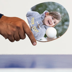 Pala De Ping Pong Crear tenis en mesa de texto de foto personalizada