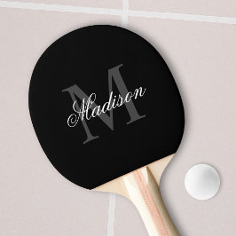 Pala De Ping Pong Crear un nombre personalizado caligrafía monográfi