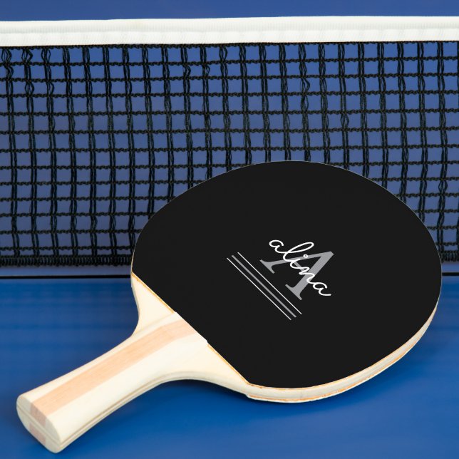 Pala De Ping Pong Create Your Own Personalize Monogram  (in situ)