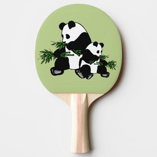 Pala De Ping Pong Creciendo panda (Reverso)