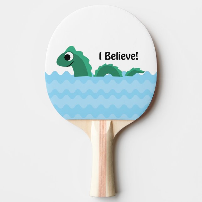 Pala De Ping Pong Creo en Champ el Monstruo del Lago Champlain (Anverso)