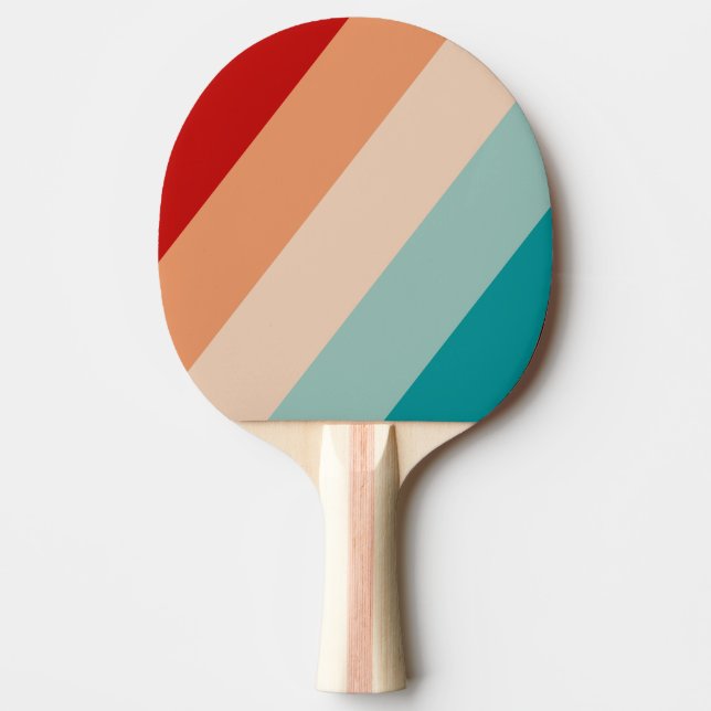 Pala De Ping Pong Cristal Marino Pálido Bold Rayado (Anverso)