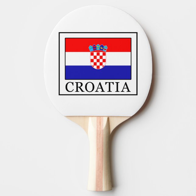 Pala De Ping Pong Croacia (Anverso)