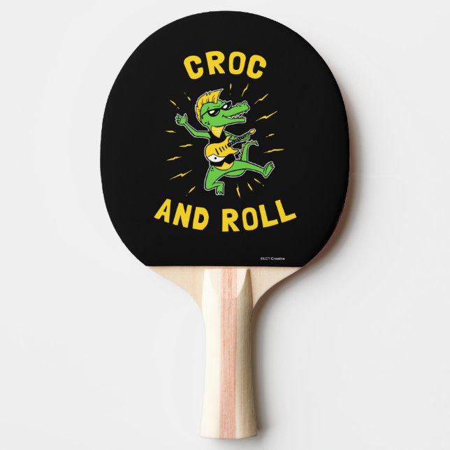 Pala De Ping Pong Croc Y Rollo (Anverso)